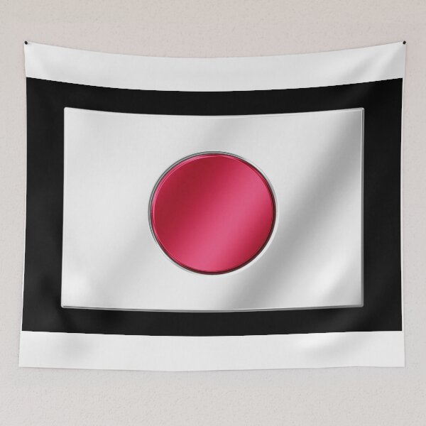 Item preview, Japanese Flag - Japan - Metallic designed and sold by Graphix.