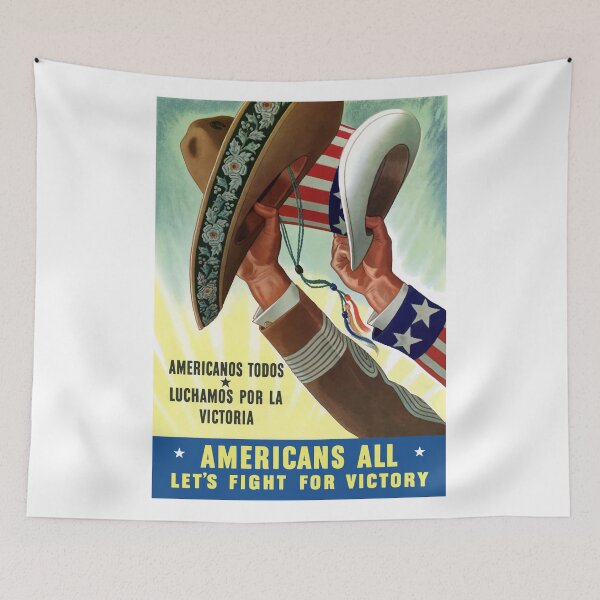 Item preview, Americans All Let's Fight For Victory -- WW2 designed and sold by warishellstore.