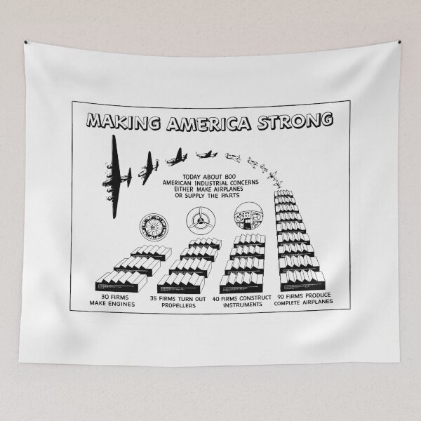 Item preview, Airplane Supply Cartoon -- World War II designed and sold by warishellstore.