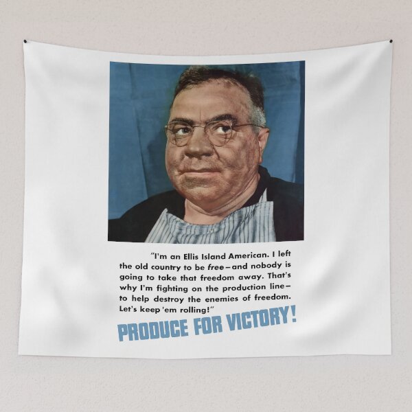 Item preview, Produce For Victory -- World War Two designed and sold by warishellstore.
