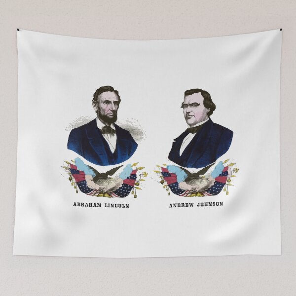 Item preview, Abraham Lincoln And Andrew Johnson Campaign Poster designed and sold by warishellstore.