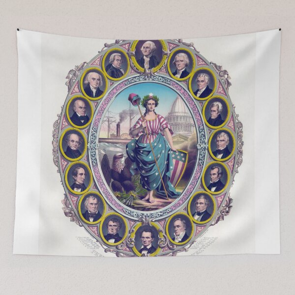 Item preview, US Presidents And Lady Liberty designed and sold by warishellstore.