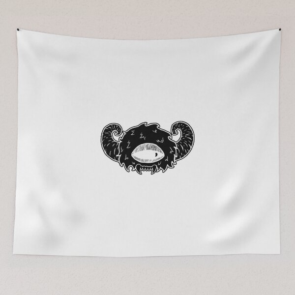 Item preview, Black Monster Head designed and sold by emo-seal.