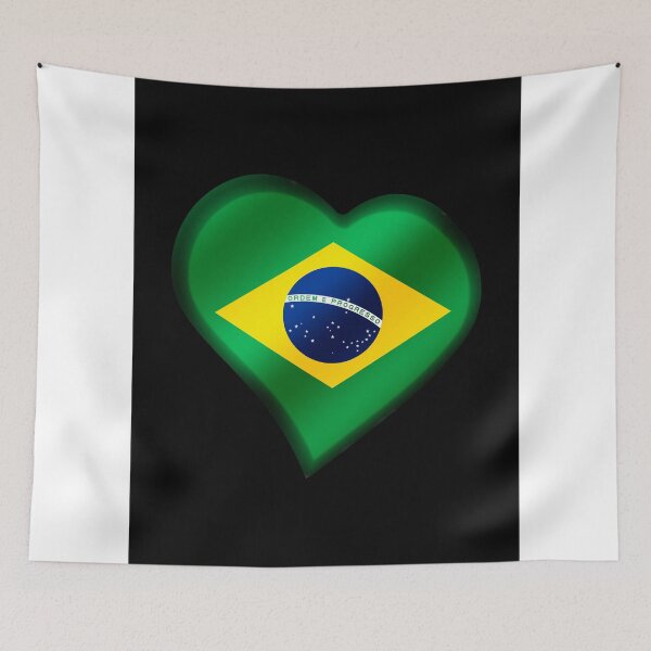 Item preview, Brazilian Flag - Brazil - Heart designed and sold by Graphix.