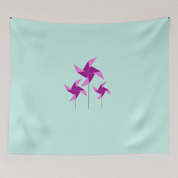 Item preview, Whimsical Windmills Magenta designed and sold by antsp35.