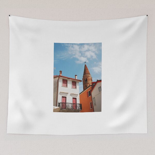 Item preview, Caorle Belltower with Foreground Buildings designed and sold by jojobob.