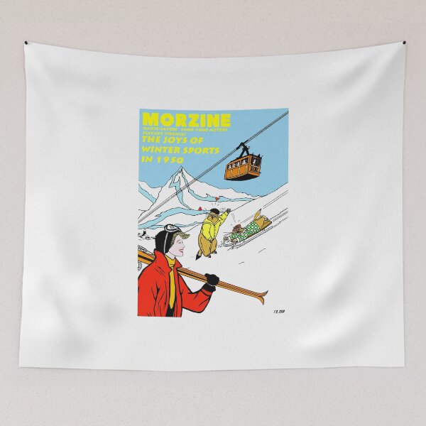 Item preview, FRAMED PRINT of my postcard about Morzine designed and sold by fanch21.