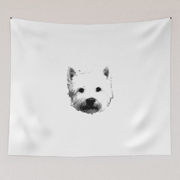 Item preview, West Highland White Terrier Westie Digital Engraving designed and sold by Digital Eclectica.
