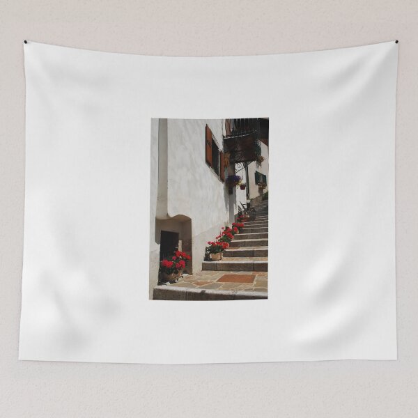 Item preview, Geraniums on Stepped Street 1 designed and sold by jojobob.
