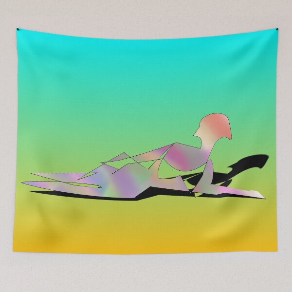 Item preview, Abstract Woman On The Beach designed and sold by Almdrs.