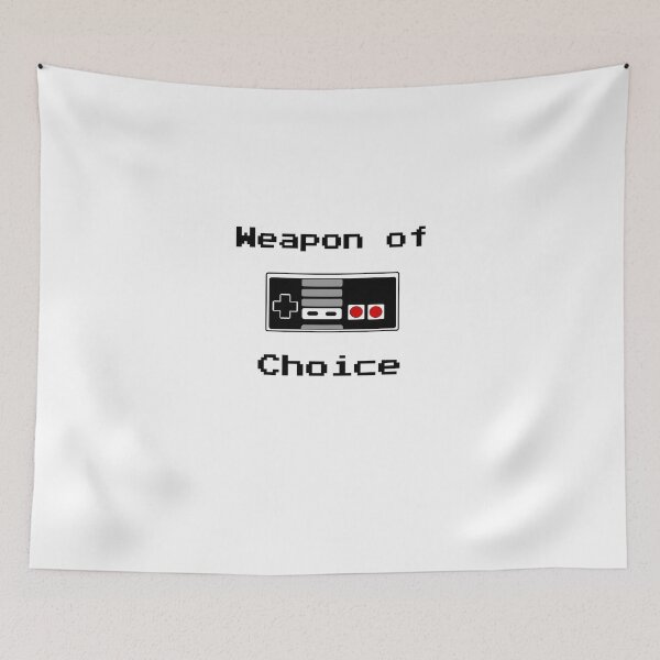 Item preview, Old School Gamer Weapon of Choice Art designed and sold by humanwurm.