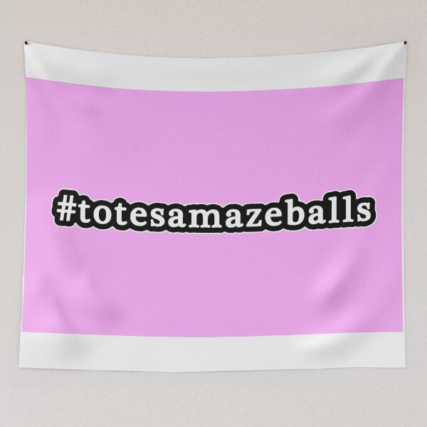 Item preview, Totes Amazeballs - Hashtag - Black & White designed and sold by Graphix.