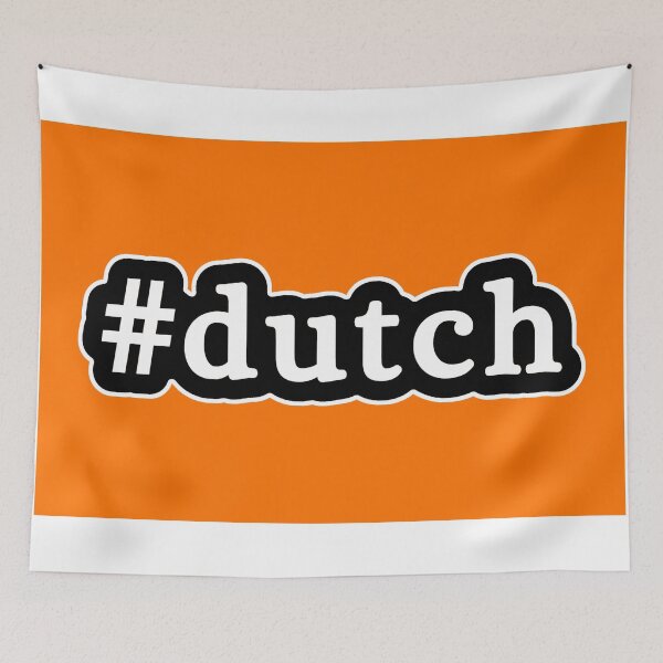 Item preview, Dutch - Hashtag - Black & White designed and sold by Graphix.