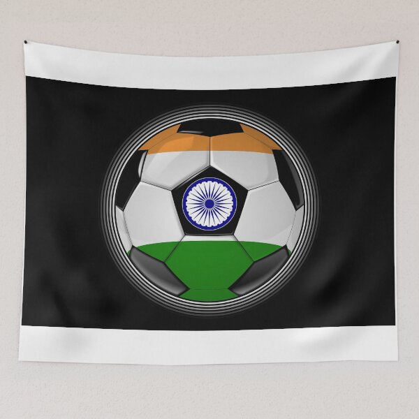 Item preview, India - Indian Flag - Football or Soccer designed and sold by Graphix.