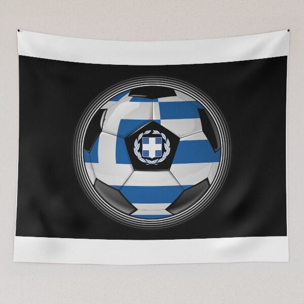 Item preview, Greece - Greek Flag - Football or Soccer designed and sold by Graphix.