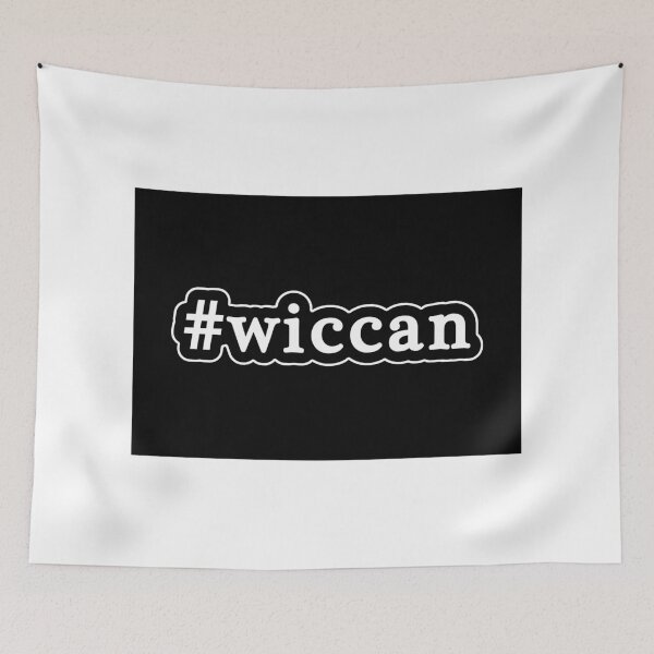 Item preview, Wiccan - Hashtag - Black & White designed and sold by Graphix.