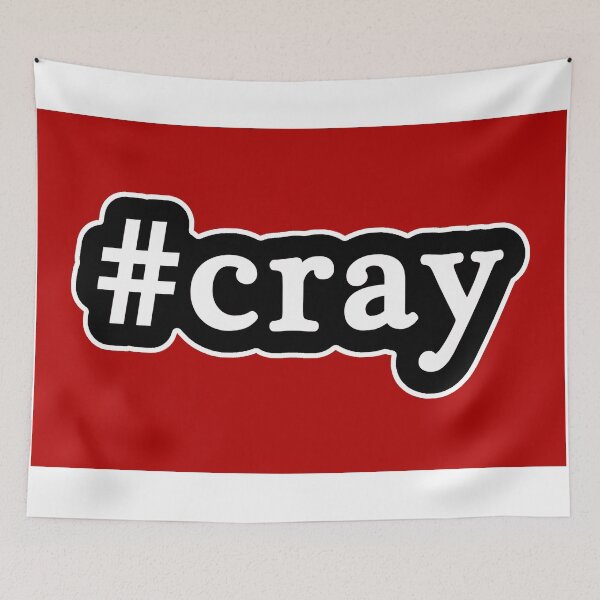 Item preview, Cray - Hashtag - Black & White designed and sold by Graphix.
