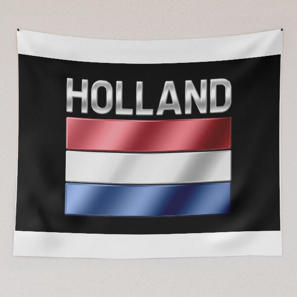Item preview, Holland - Dutch Flag & Text - Metallic designed and sold by Graphix.
