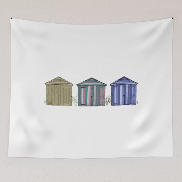 Item preview, Beach Huts by the Seaside designed and sold by ckeenart.