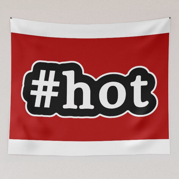 Item preview, Hot - Hashtag - Black & White designed and sold by Graphix.