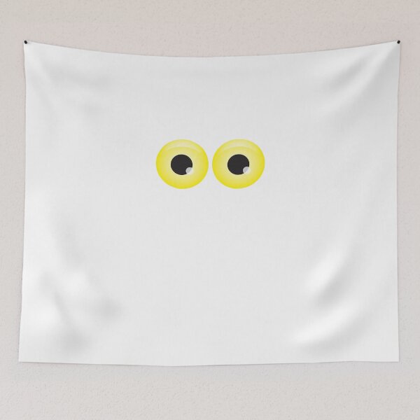 Item preview, WIDE YELLOW creepy Halloween eyes designed and sold by jazzydevil.