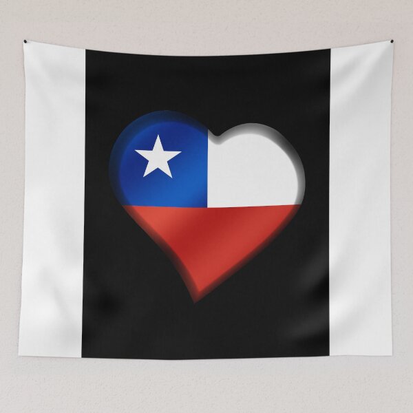 Item preview, Chilean Flag - Chile - Heart designed and sold by Graphix.