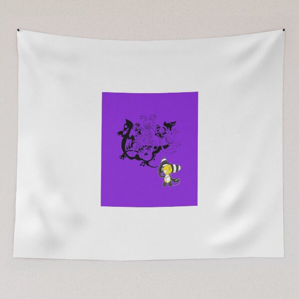 Item preview, Music Demon Purple iPad Case (Black Outline) designed and sold by NeroStreet.