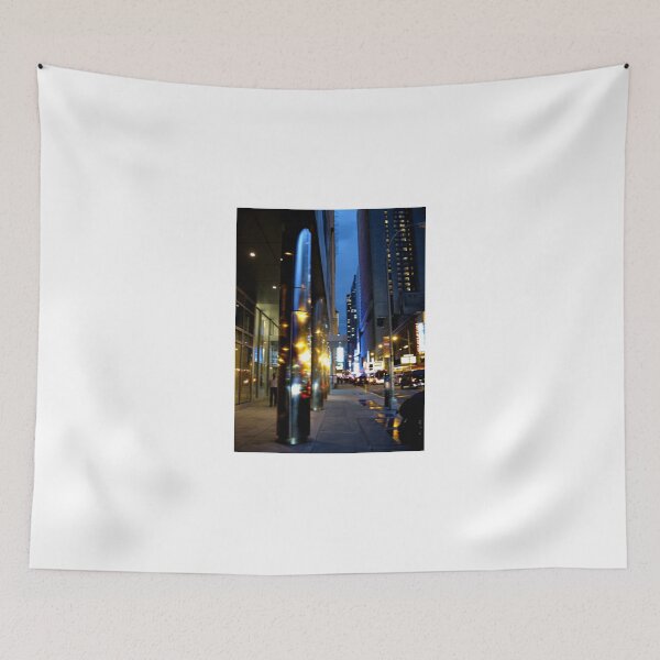 Item preview, Pillar Reflections - New York City at Night designed and sold by Jane Neill-Hancock.