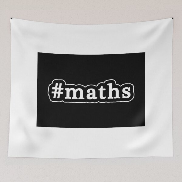 Item preview, Maths - Hashtag - Black & White designed and sold by Graphix.