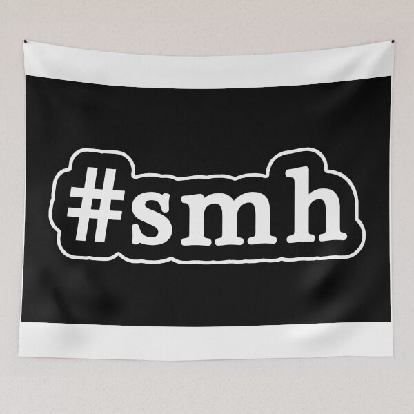 Item preview, SMH - Hashtag - Black & White designed and sold by Graphix.
