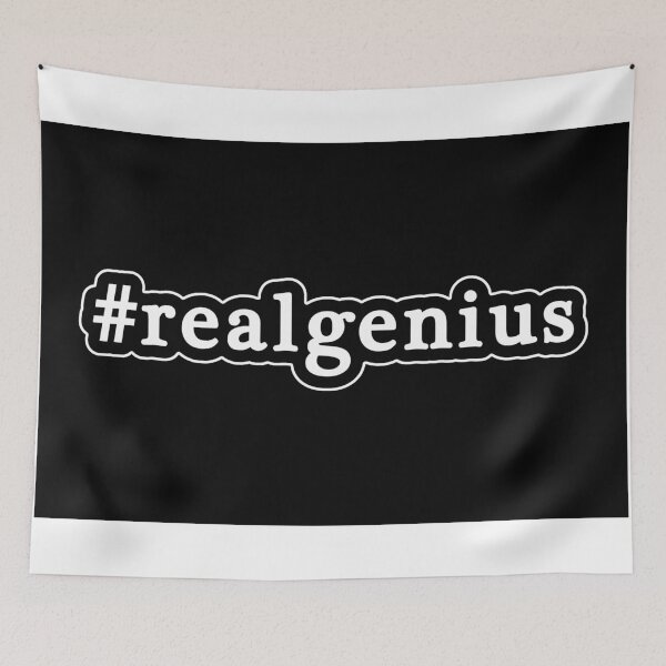 Item preview, Real Genius - Hashtag - Black & White designed and sold by Graphix.