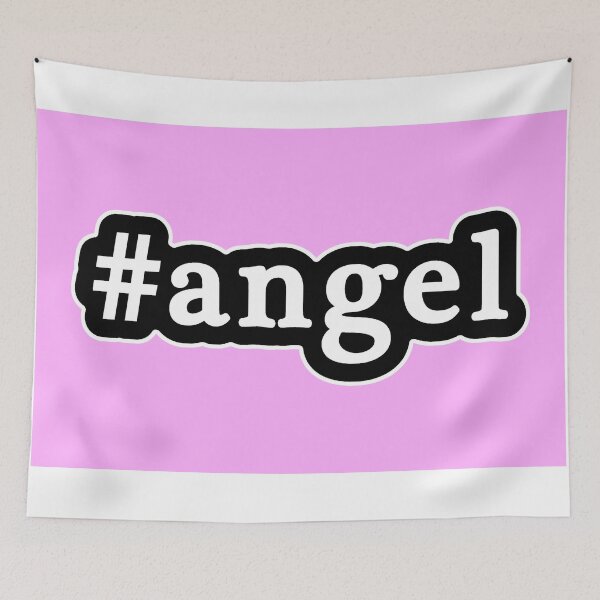 Item preview, Angel - Hashtag - Black & White designed and sold by Graphix.