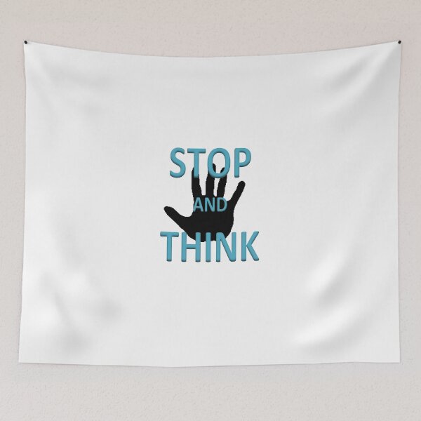 Item preview, Stop and think designed and sold by YellowLion.
