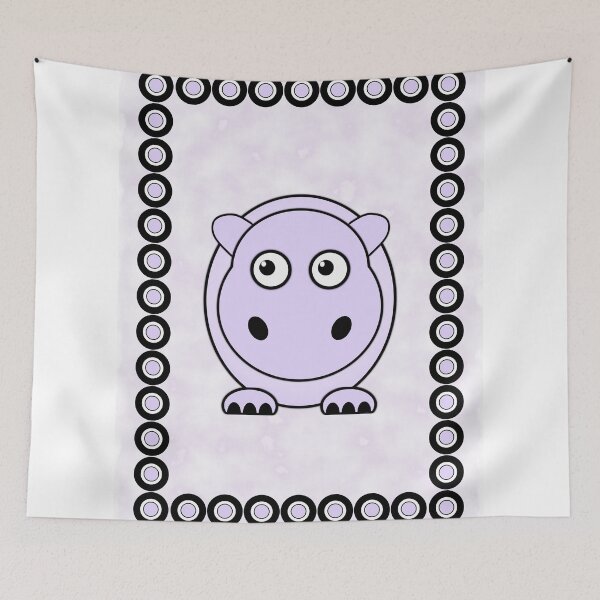 Item preview, Little Cute Hippopotamus designed and sold by gracefullizard.