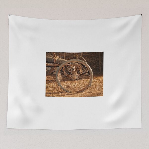 Item preview, Wheel on Old Wooden Cart designed and sold by jojobob.