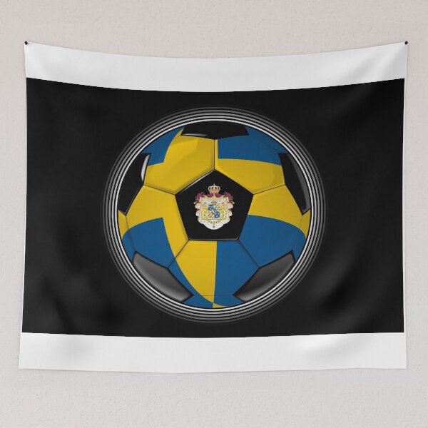 Item preview, Sweden - Swedish Flag - Football or Soccer designed and sold by Graphix.
