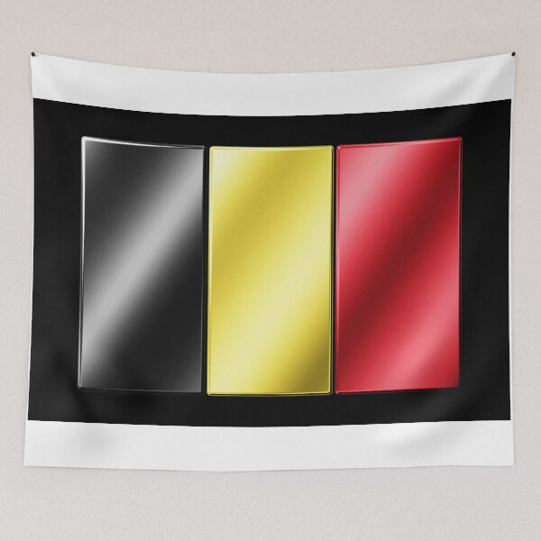 Item preview, Belgian Flag - Belgium - Metallic designed and sold by Graphix.