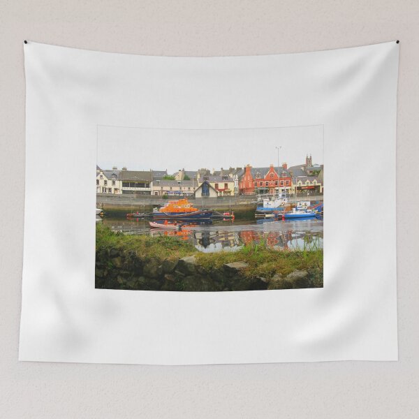 Item preview, Boat Reflections - Stornoway Marina designed and sold by MidnightMelody.