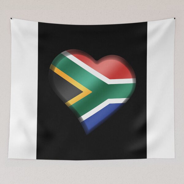Item preview, South African Flag - South Africa - Heart designed and sold by Graphix.