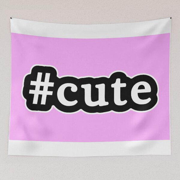 Item preview, Cute - Hashtag - Black & White designed and sold by Graphix.