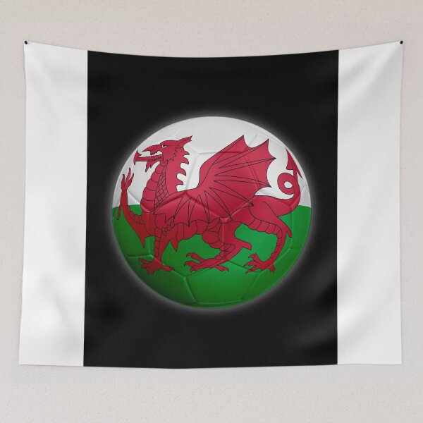 Item preview, Wales - Welsh Flag - Football or Soccer 2 designed and sold by Graphix.