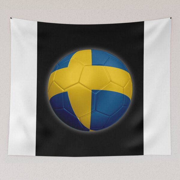 Item preview, Sweden - Swedish Flag - Football or Soccer 2 designed and sold by Graphix.