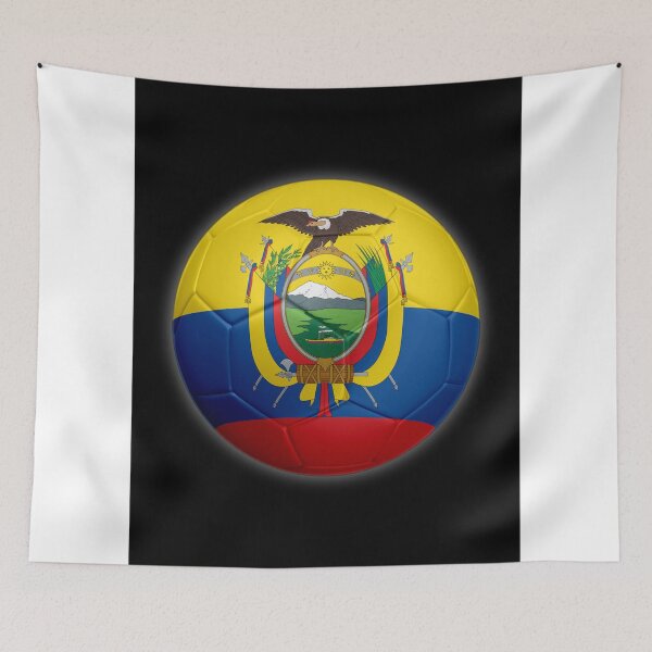 Item preview, Ecuador - Ecuadorian Flag - Football or Soccer 2 designed and sold by Graphix.