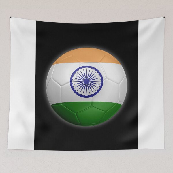 Item preview, India - Indian Flag - Football or Soccer 2 designed and sold by Graphix.