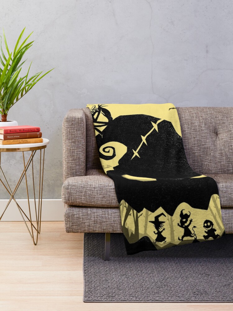 Alternate view of Jack's Nightmare Throw Blanket