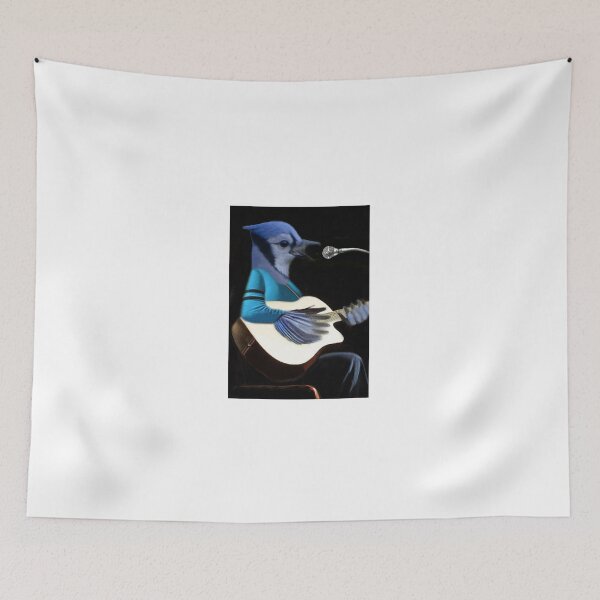 Item preview, BLUE JAY PLAYING GUITAR TEE SHIRT & VARIOUS APPAREL.. designed and sold by ✿✿ Bonita ✿✿ ђєℓℓσ.