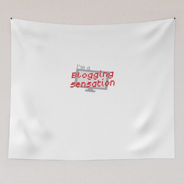 Item preview, I'm a BLOGGING SENSATION! with modern computer screen designed and sold by jazzydevil.