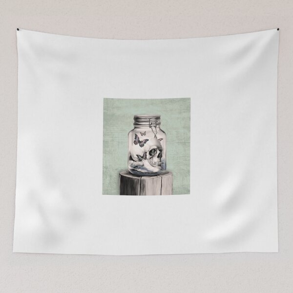 Item preview, Lost thoughts, nautical skull designed and sold by KristyPatterson.
