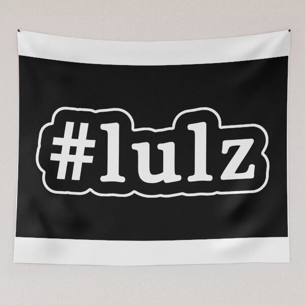 Item preview, Lulz - Hashtag - Black & White designed and sold by Graphix.