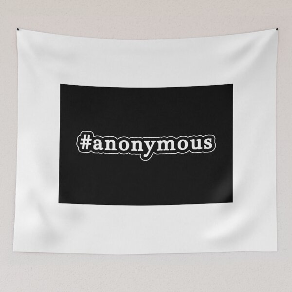 Item preview, Anonymous - Hashtag - Black & White designed and sold by Graphix.